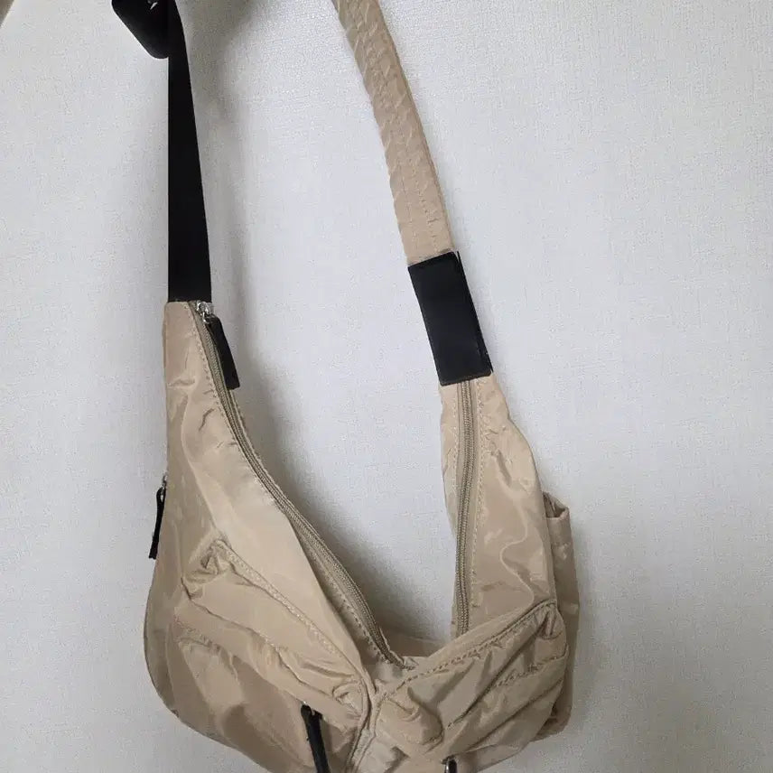 [BUNJANG] Unisex Brown Crossbody Waist Bag / 크로스백 힙색 갈색 (남/여 공용)