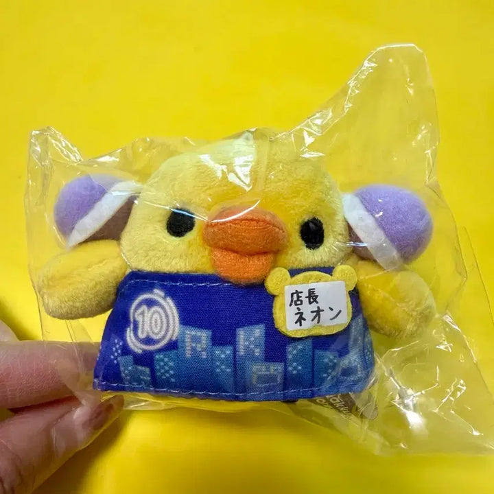[BUNJANG] Rilakkuma Kiiroitori Shinjuku Store Manager Tenori Plush / 리락쿠마 키이로이도리 신주쿠 점장 인형 테노리