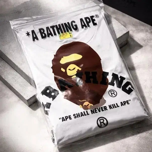 [BUNJANG] BAPE College T-Shirt Unisex / 정품)새상품 베이프 컬리지 반팔티셔츠 남녀공용