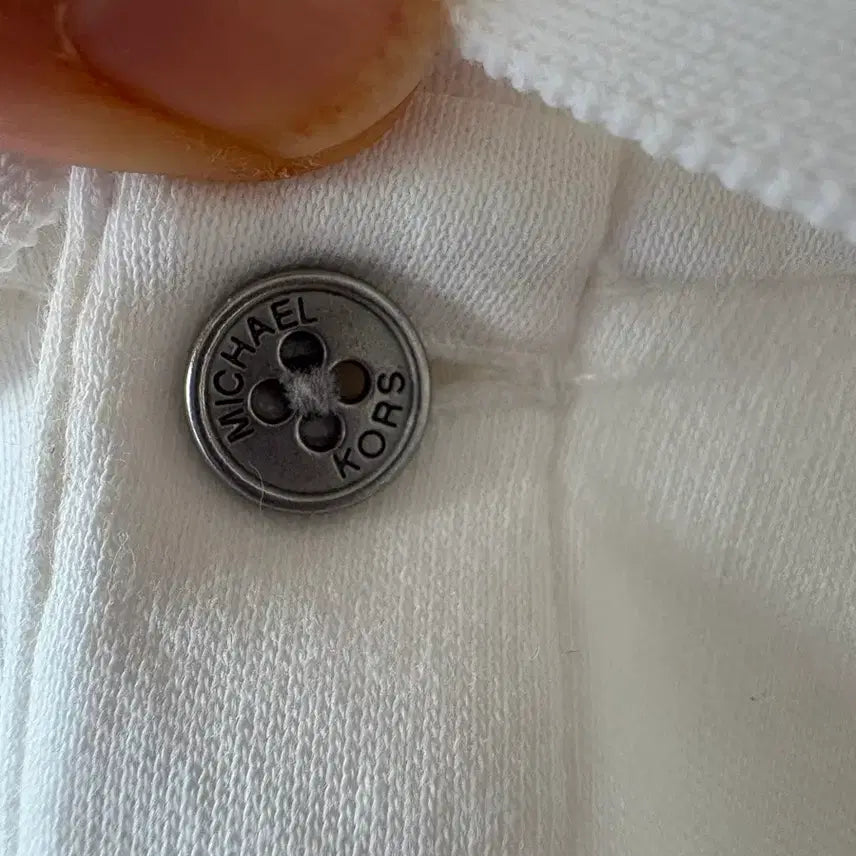 [BUNJANG] Michael Kors White Short Sleeve Polo Shirt XL / 마이클코어스 화이트 반팔 카라티