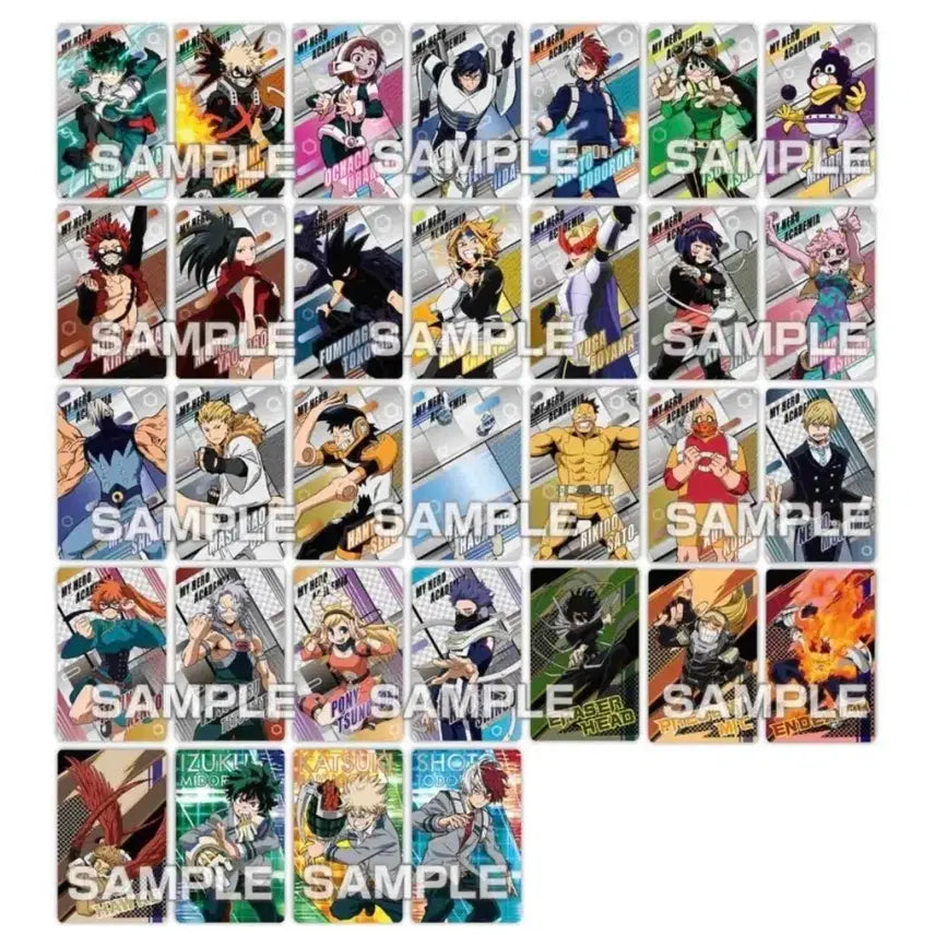 [BUNJANG] My Hero Academia Complete Metal Card Set / 나히아 메탈카드 올클!!