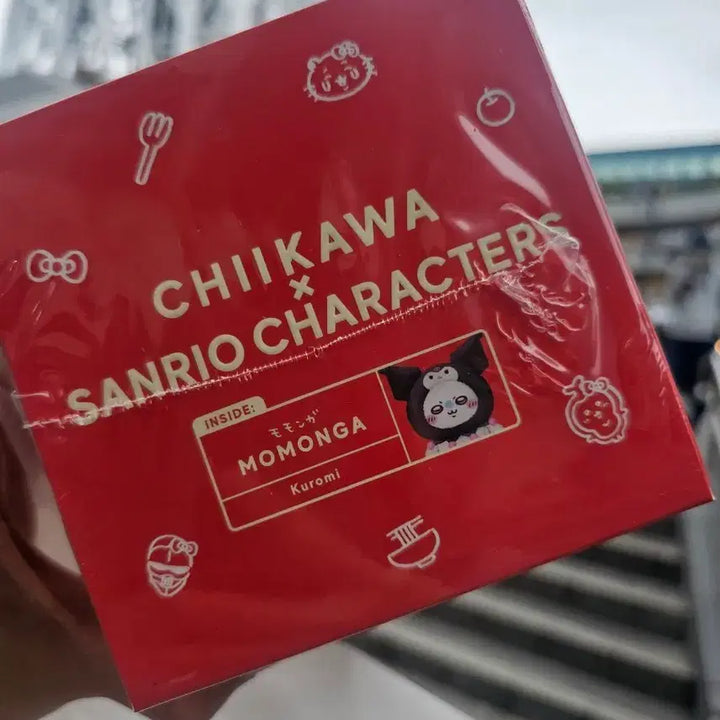[BUNJANG] Chiikawa x Sanrio Collaboration Kiramekko Momonga &amp; Kuromi / 치이카와 산리오 콜라보 키라메코 Kiramekko - 모몽가