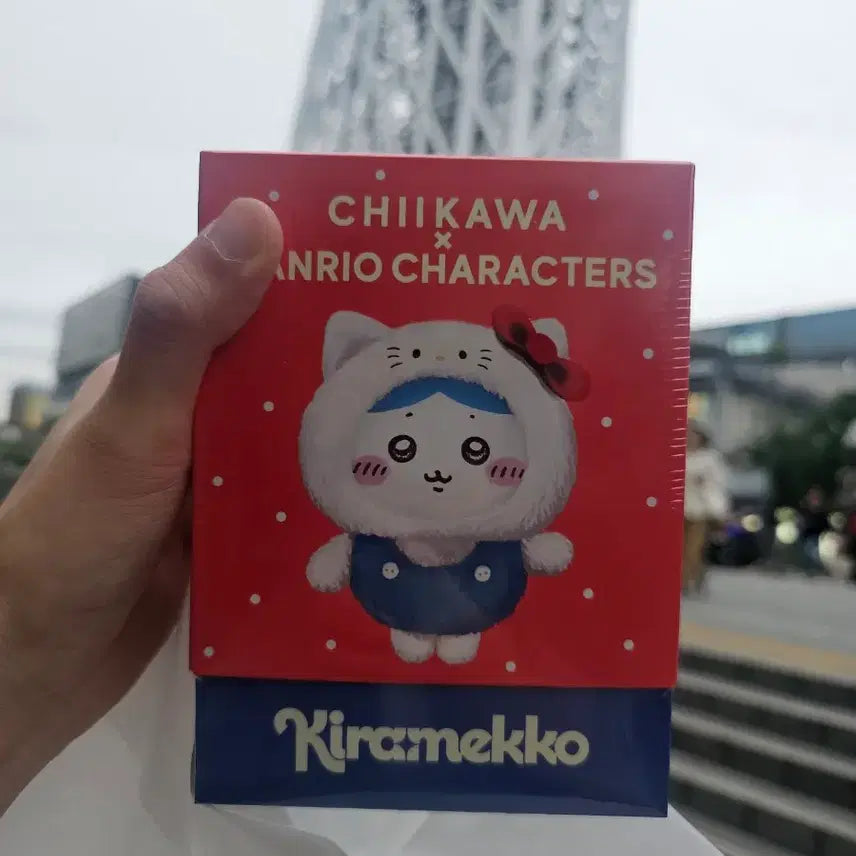 [BUNJANG] Chiikawa x Sanrio Collaboration Kiramekko Momonga &amp; Kuromi / 치이카와 산리오 콜라보 키라메코 Kiramekko - 모몽가