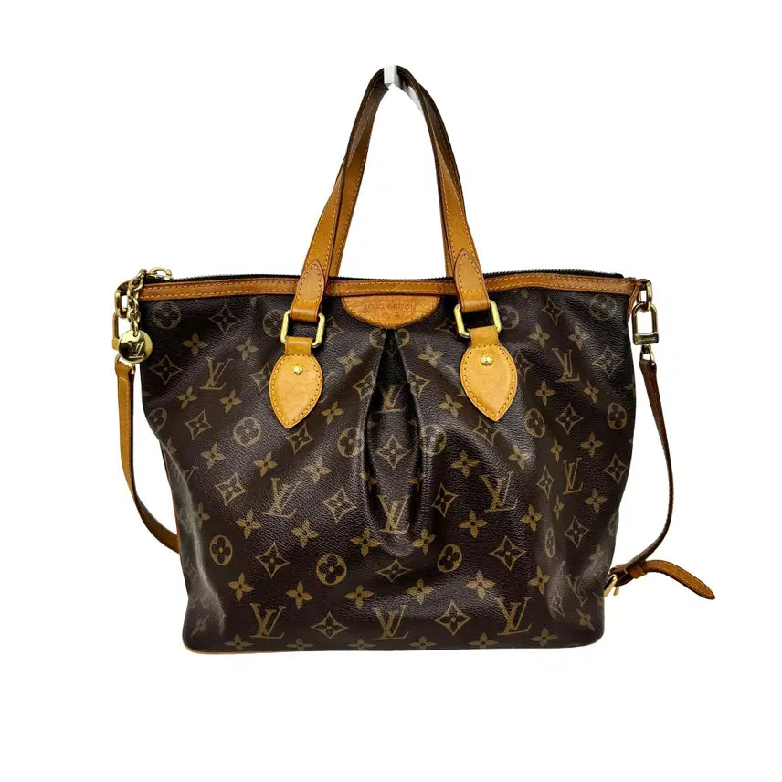 [BUNJANG] Louis Vuitton Monogram Palermo PM Tote Bag Shoulder Bag M40145 / 루이비통 모노그램 팔레모 PM 토트백 겸 숄더백 M40145