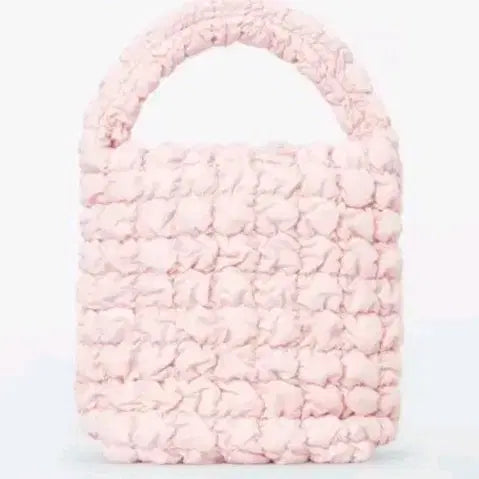 [BUNJANG] COS Quilted Tote Bag Pink / COS  코스퀼티드 토트백 핑크