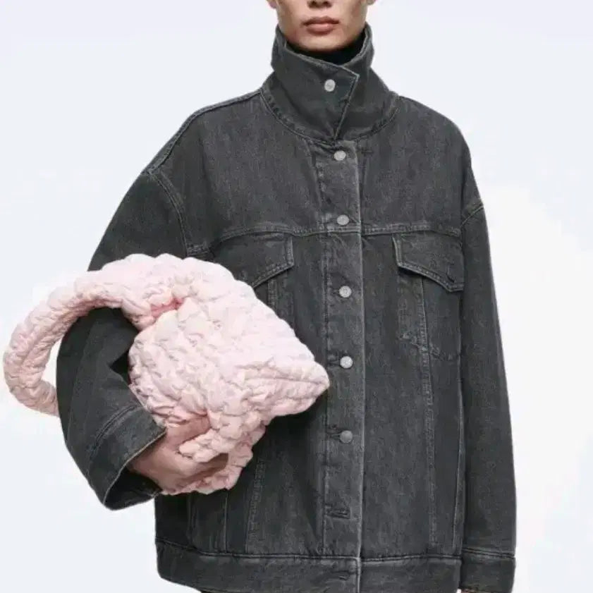 [BUNJANG] COS Quilted Tote Bag Pink / COS  코스퀼티드 토트백 핑크