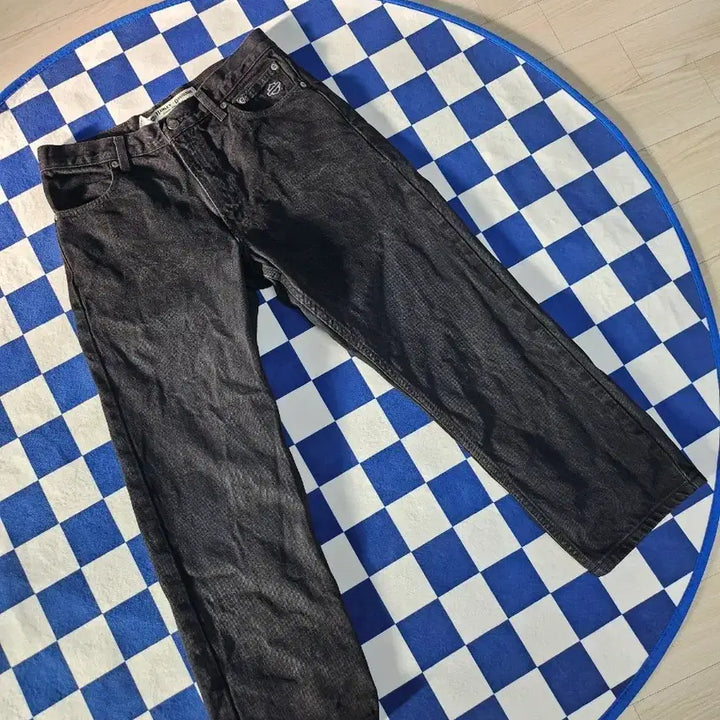 [SOLD OUT] 정품 할리데이비슨 남성32x32  블랙 데님 흑청 청바지