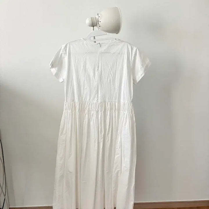 [BUNJANG] White Flare Long Dress / (새상품) 화이트 플레어 롱 원피스