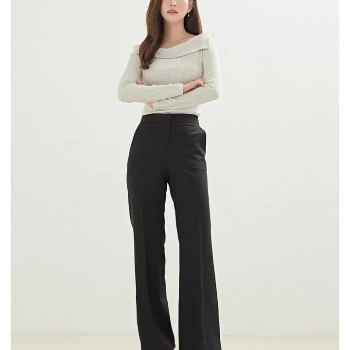 [BUNJANG] Roem Slit Bootcut Slacks / 로엠 슬릿 부츠컷 슬랙스