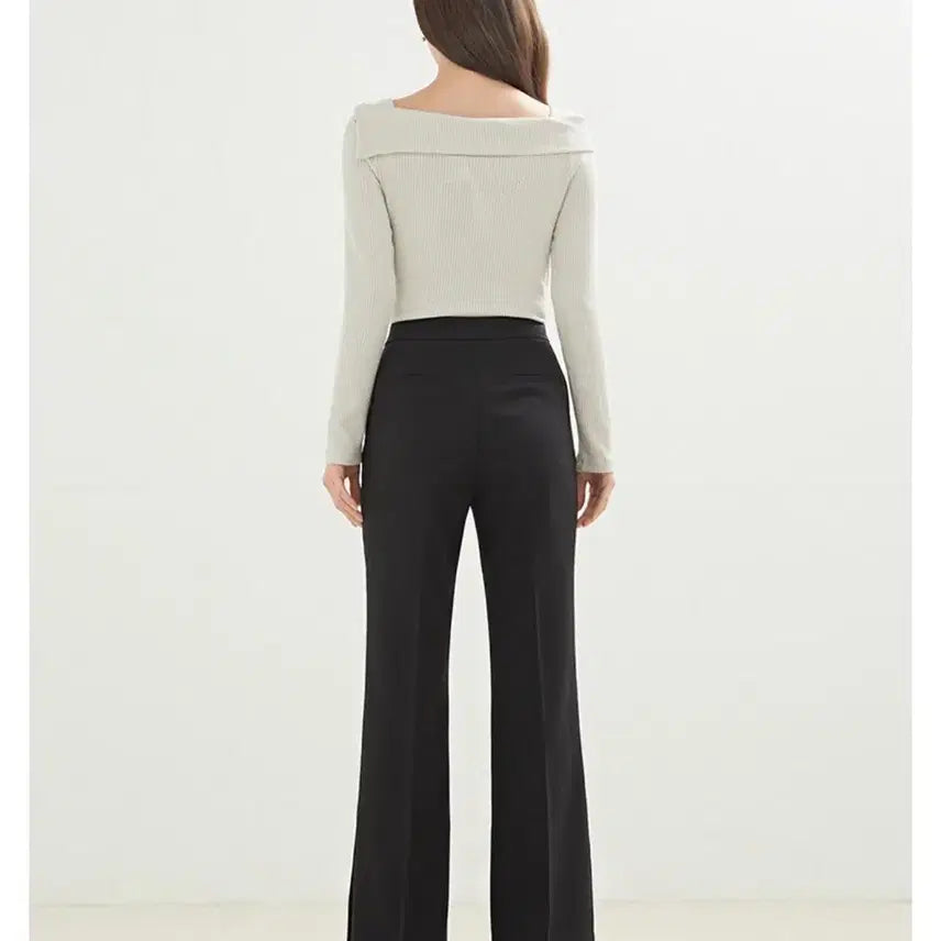 [BUNJANG] Roem Slit Bootcut Slacks / 로엠 슬릿 부츠컷 슬랙스