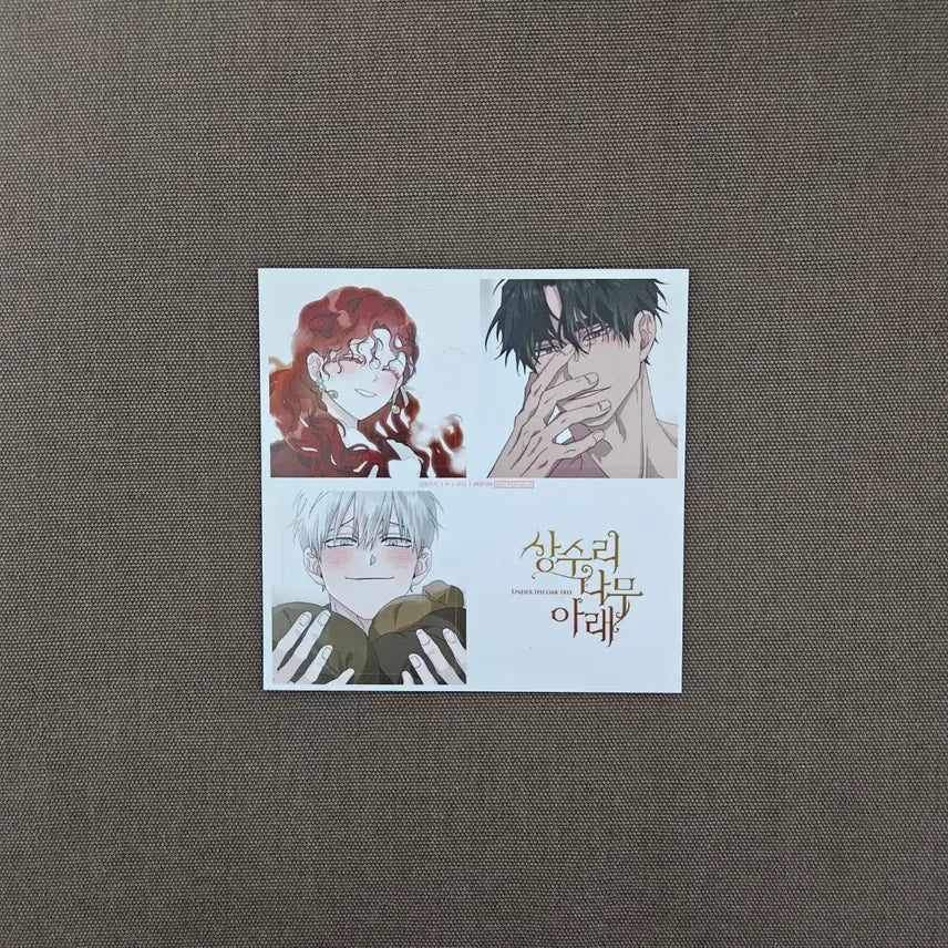 [BUNJANG] Sangsuri Tree Underneath Mofan Collaboration Cafe POB Sticker / 상수리나무 아래 모펀 콜라보 카페 특전 스티커