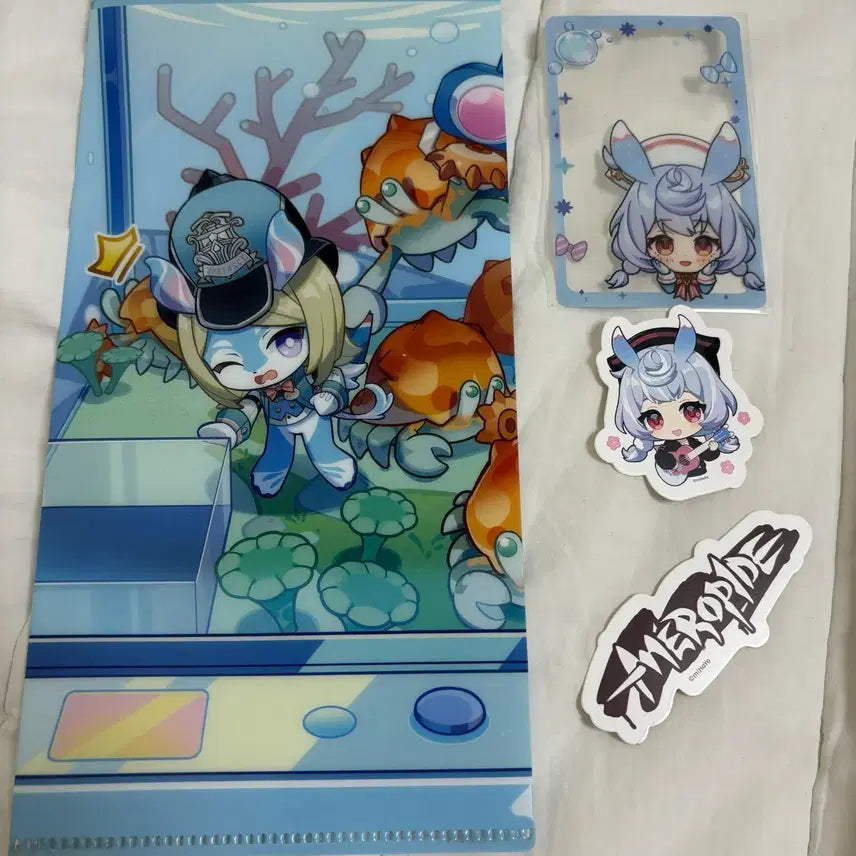 [BUNJANG] Genshin Impact S gwin Clear Photocard Sticker Meropice Sticker Melusine File Cafe Lottery / 원신 시그윈 투명 포토카드 스티커 메로피스 스티커 멜뤼진 파일 카페 복권