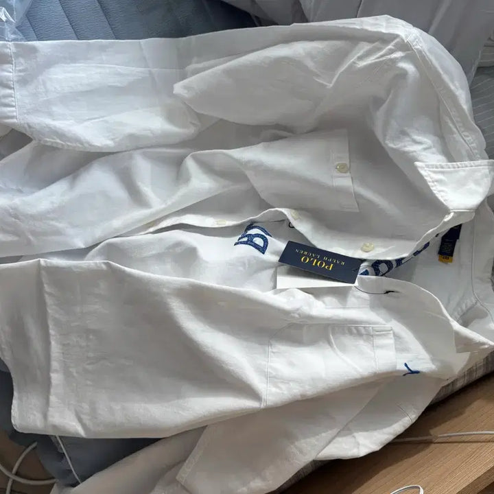 [BUNJANG] Polo Ralph Lauren Embroidered Herringbone Shirt / 폴로 임브로이더 헤링본 셔츠