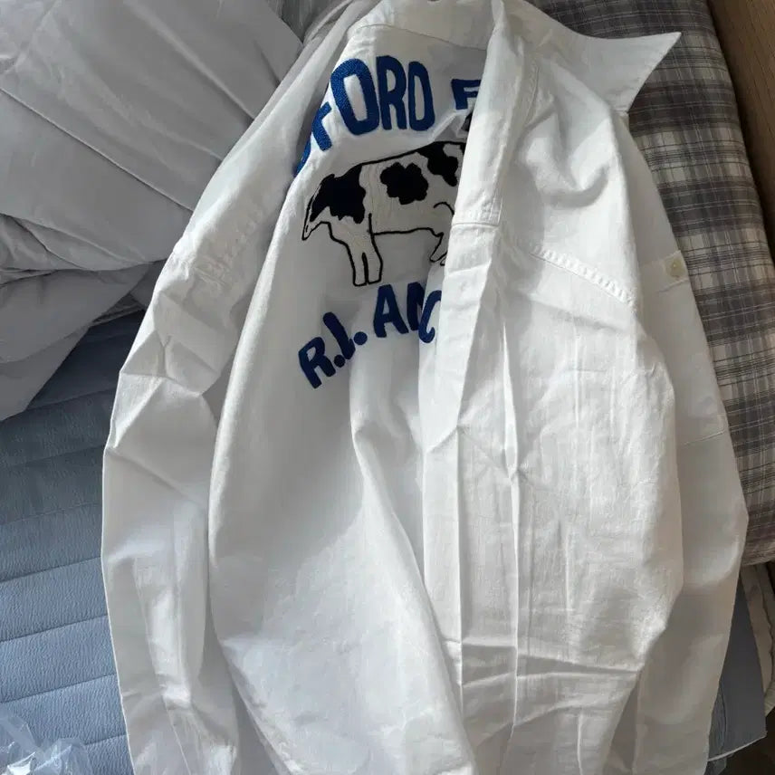 [BUNJANG] Polo Ralph Lauren Embroidered Herringbone Shirt / 폴로 임브로이더 헤링본 셔츠