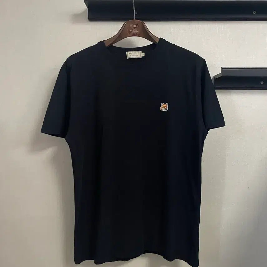 [BUNJANG] Maison Kitsuné Fox Head Logo T-Shirt Black XL / 메종키츠네 폭스헤드 반팔티 블랙 XL
