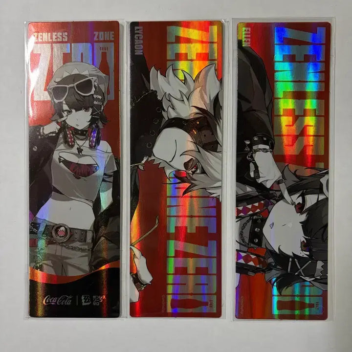[BUNJANG] Zenless Zone Zero Official Coca-Cola Collaboration Hologram Ticket 3-Set (Sealed) / [미개봉] 젠레스존제로 공식 코카콜라콜라보 홀로그램 티켓 3종 세트