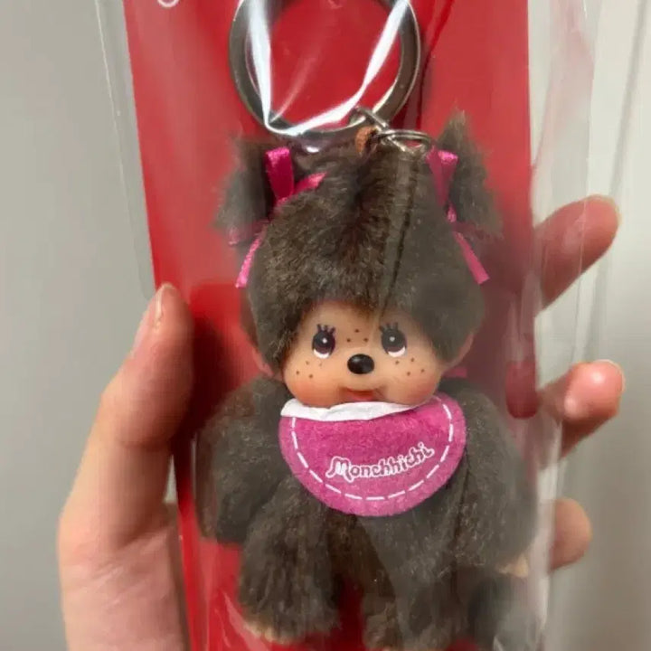 [BUNJANG] Unsealed European Classic Monchhichi Girl Keychain / 미개봉) 유럽 고전 미니 몬치치 여아 키홀더