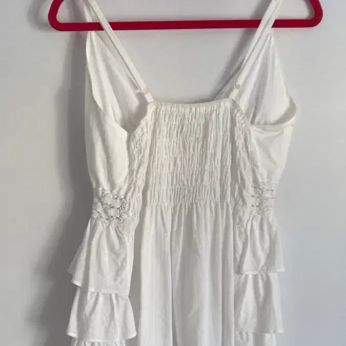 [BUNJANG] Vintage Ruffle Camisole Mori Girl Fairy Style / 빈티지 캉캉 끈나시 엔느 페어리 모리걸