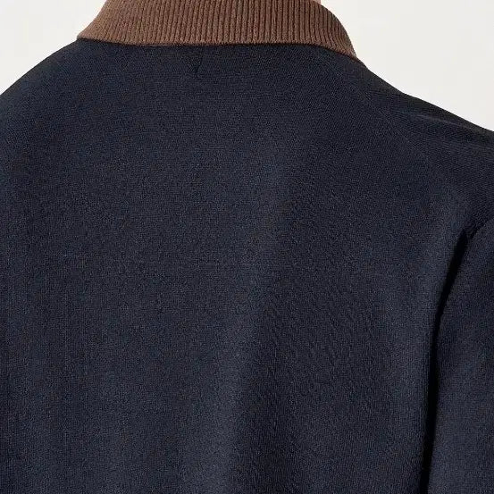 [BUNJANG] System Homme Color Block Knit Top (Navy/Cream) / 시스템옴므 컬러블록 니트탑 95<네이비/크림 >