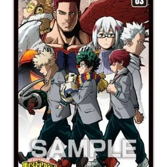 [BUNJANG] My Hero Academia Clear Card Box POB Bundle Set / 나히아 클리어카드 박스 특전 팔아요!