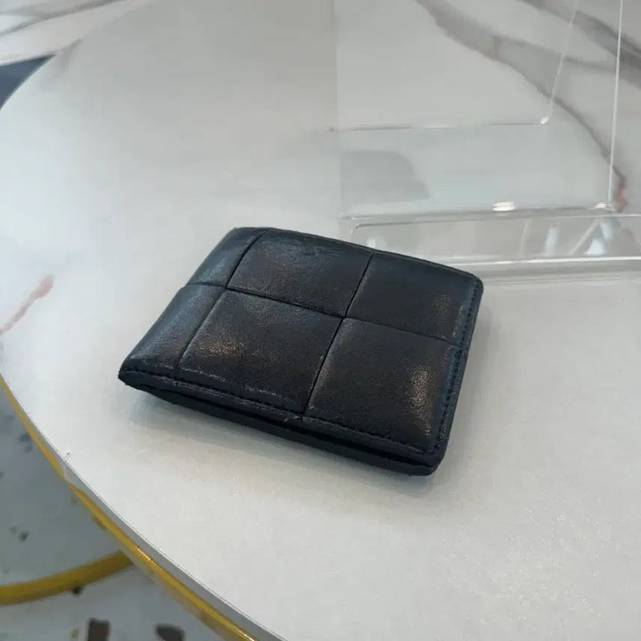 [BUNJANG] Bottega Veneta Intrecciato Bifold Wallet Black / [정품 , 백화점판] 보테가베네타 인트레치아토 반지갑 블랙