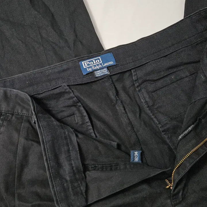 [BUNJANG] Polo Ralph Lauren Reverse Pleated Cotton Slacks Pants / 폴로 랄프로렌 리버스 플리티드 코튼 슬랙스팬츠 바지 치노 32