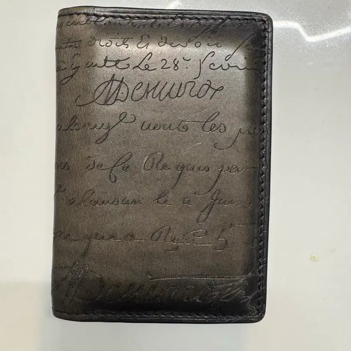 [BUNJANG] Berluti Scritto Lettering Cardholder / 벨루티 레터링 스트리토 카드지갑