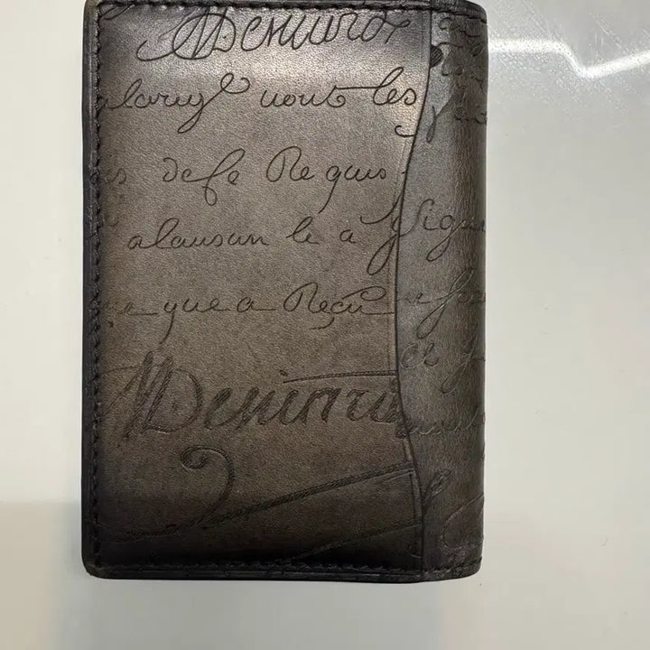 [BUNJANG] Berluti Scritto Lettering Cardholder / 벨루티 레터링 스트리토 카드지갑