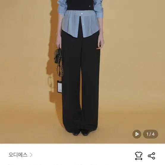 [BUNJANG] ODS Tencel Silky Shirt (Sky Blue) / 오디너스 텐셀 실키 셔츠 (스카이 블루)