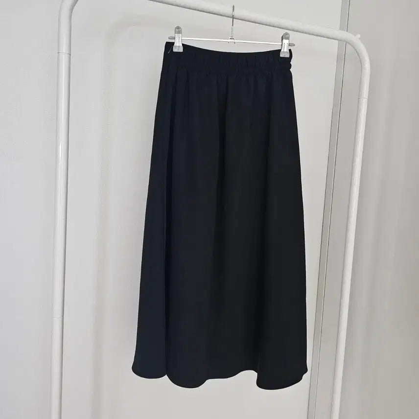 [BUNJANG] Flare Banding Slit Skirt / 