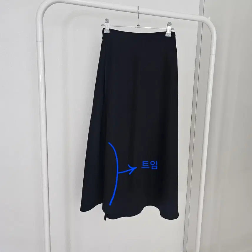[BUNJANG] Flare Banding Slit Skirt / 