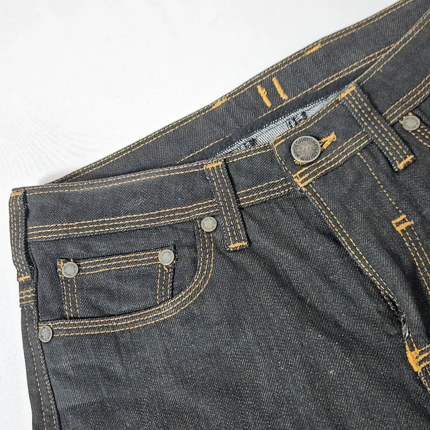 [BUNJANG] Neil Barrett Raw Denim Agrile Coated Jeans Pants / 닐바렛 생지 아그릴 코팅 데님팬츠 진 청바지 25 (매장정품)