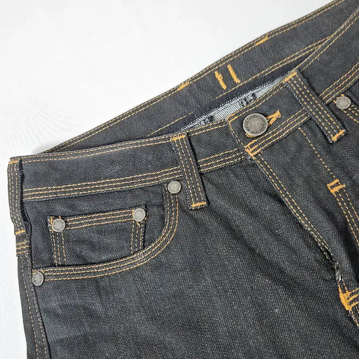 [BUNJANG] Neil Barrett Raw Denim Agrile Coated Jeans Pants / 닐바렛 생지 아그릴 코팅 데님팬츠 진 청바지 25 (매장정품)
