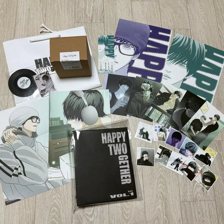 [SOLD OUT] 해피투게더 비온 포카 바인더 , 유리컵 세트 미개봉 특전 포함 일괄 원가