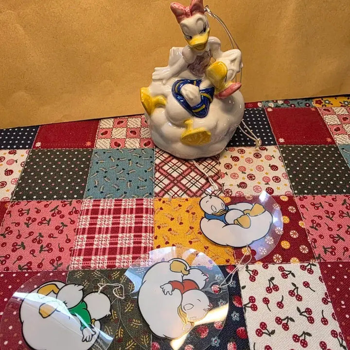[BUNJANG] Disney Donald Duck Daisy Duck Huey Dewey Louie Wind Chime Figure Set / 데이지덕 도날드덕 디즈니 후우링 피규어 휴이 듀이 루이 풍령
