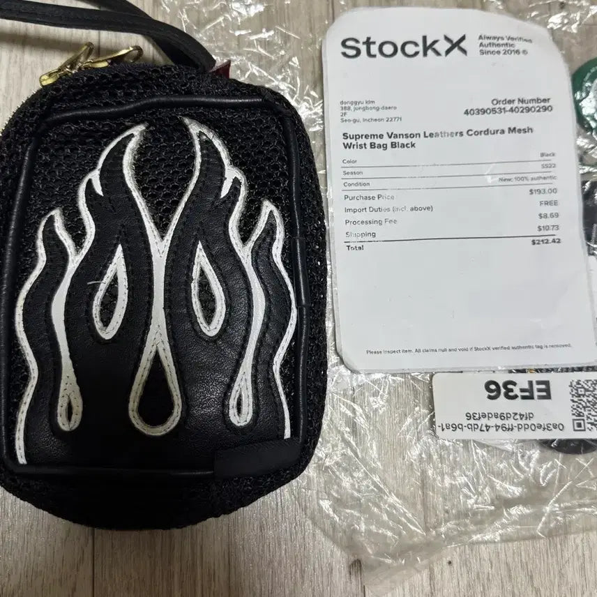 [BUNJANG] Supreme Vanson Leather Cordura Mesh Mini Bag Black / 슈프림 밴슨 레더 코듀라 매쉬 미니백 블랙
