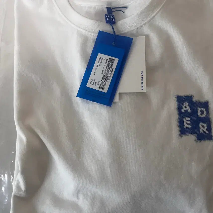 [BUNJANG] Ader Error Significant TRS Tag T-Shirt Off White XL / 아더에러 시그니피컨트 TRS 태그 티셔츠 04 오프 화이트 xl