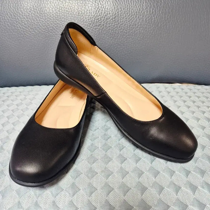 [BUNJANG] Geumkang Shoes Black Leather Flats / 금강제화 소가죽 단화(새상품)