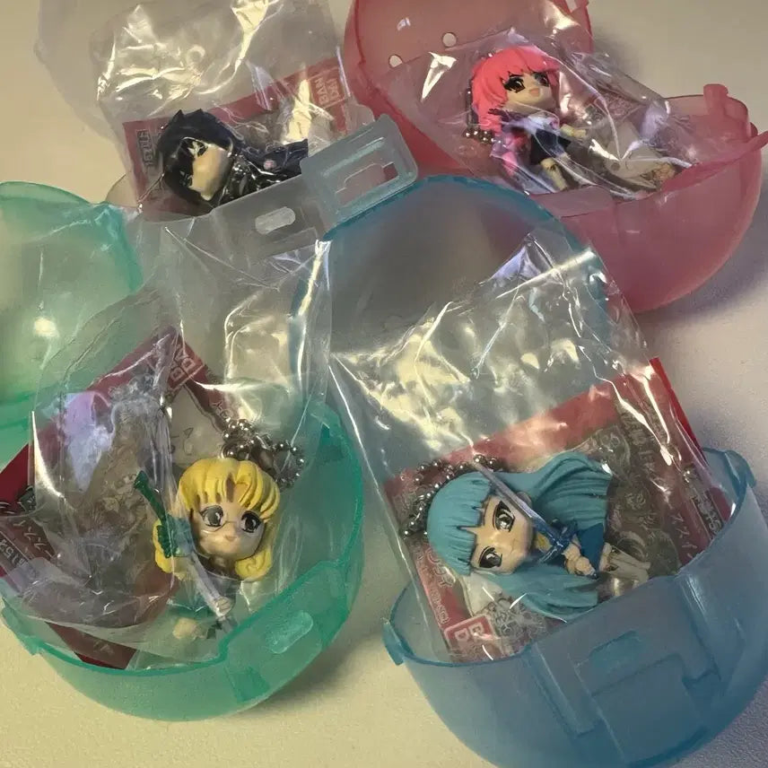 [BUNJANG] Magic Knight Rayearth Gacha Mini Figure Keychain Bundle Set / 마법기사레이어스 가챠 미니피규어키링