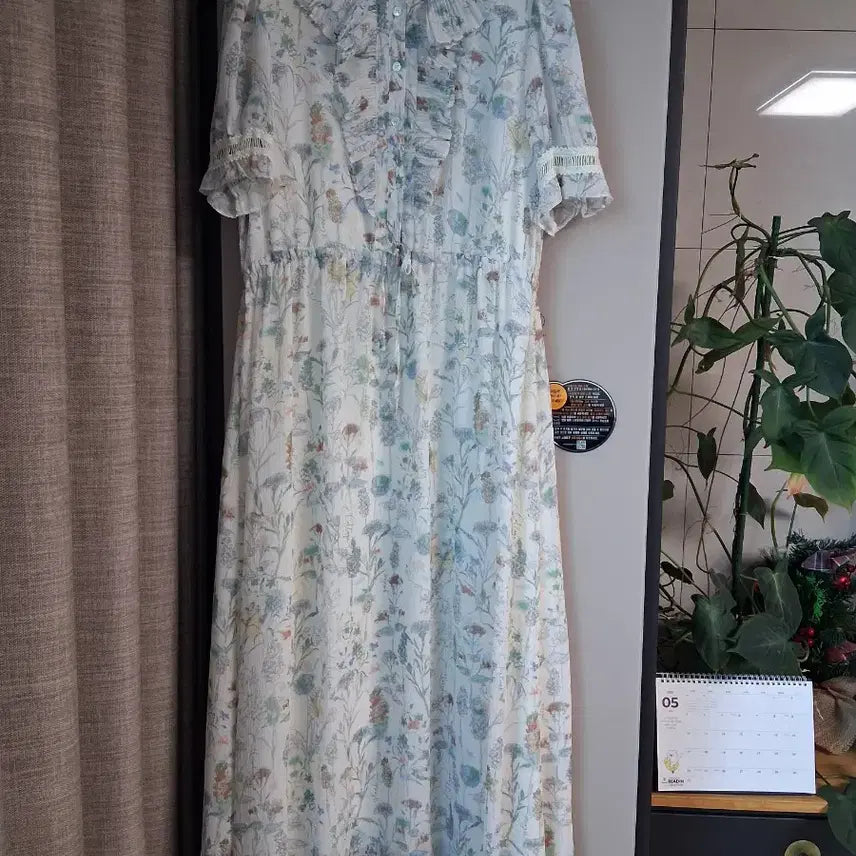 [BUNJANG] Thursday Island Pattern Long Dress M / 써스데이아일랜드 패턴 롱 원피스