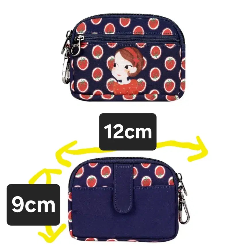 [BUNJANG] Yooksimwon Pocket Wallet Keychain Scarperia/Strawberryia / 육심원 포켓월렛키링 스카프리아/딸기리아