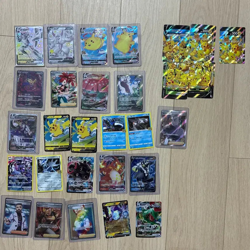 [BUNJANG] Pokemon Card 25th Anniversary Shiny Special Grade / 25주년 이로치 특일등 포켓몬 카드 일괄 팝니다