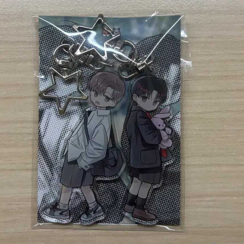 [BUNJANG] Goechul Goedamgeulgeun Choi Yo-won Kim Sol-eum School Uniform Acrylic Keyring / 괴출 괴담출근 우니님 최요원 김솔음 교복 어린이 아크릴 키링