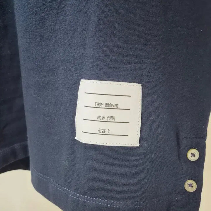 [BUNJANG] Thom Browne Signature Stripe T-Shirt / [2/새상품] 톰브라운 사선 반팔