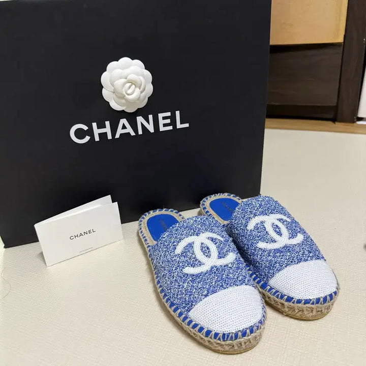 [BUNJANG] Chanel Espadrille Mules Sandals 37 / 샤넬 에스파듀 슬리퍼 뮬 샌들 37