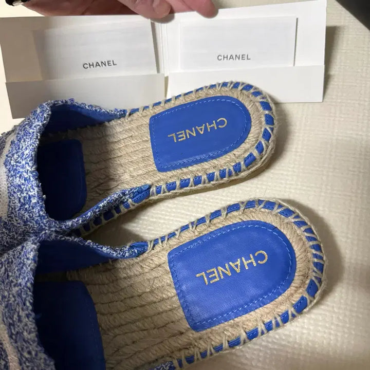 [BUNJANG] Chanel Espadrille Mules Sandals 37 / 샤넬 에스파듀 슬리퍼 뮬 샌들 37
