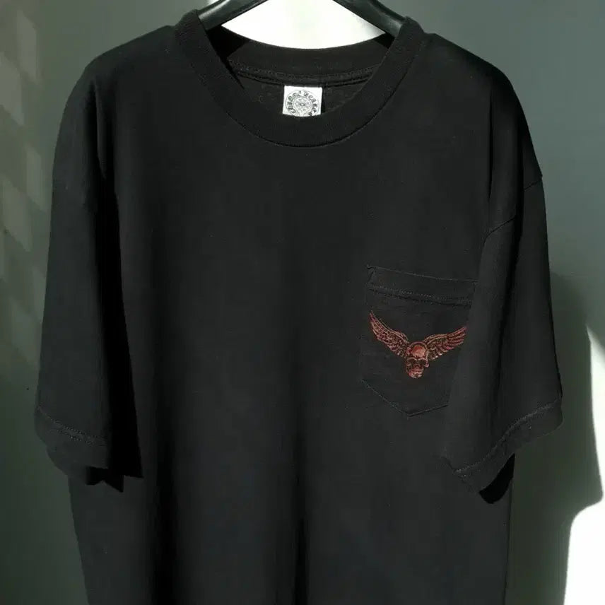 [BUNJANG] Chrome Hearts x Joe Foti Harris Teeter Collaboration Wing Skull Print T-Shirt / Chrome Hearts x Joe Foti "Harris Teeter"