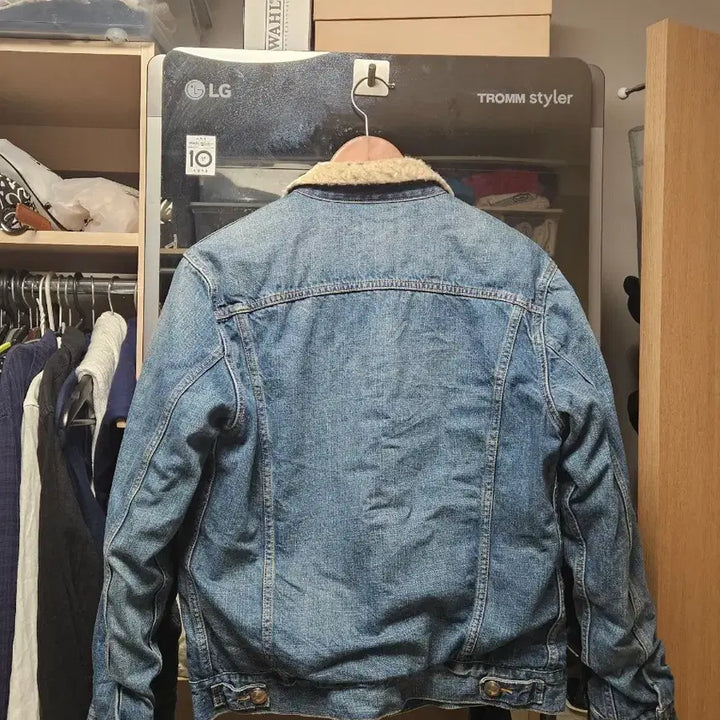 [BUNJANG] REMI RELIEF Sherpa Trucker Denim Jacket M / 레미릴리프 쉐르파 트러커 데님