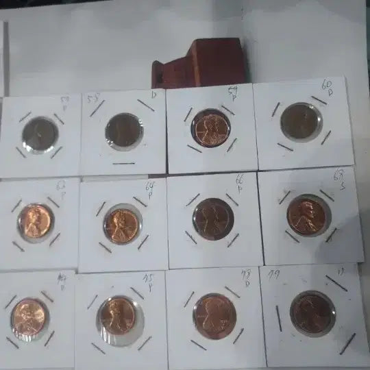 [BUNJANG] Lincoln Cent Coin Collection (Various Years) / 링컨 센트 주화 모음 (다수 년도)