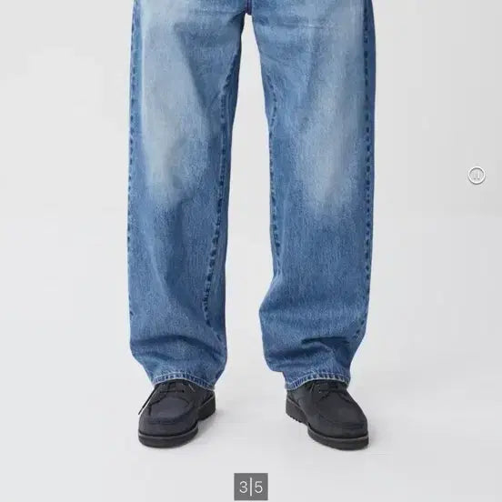 [BUNJANG] Uniqlo Relaxed Fit Jeans - Size 31, Color 65 Blue / 31사이즈)유니클로 배기진 65블루